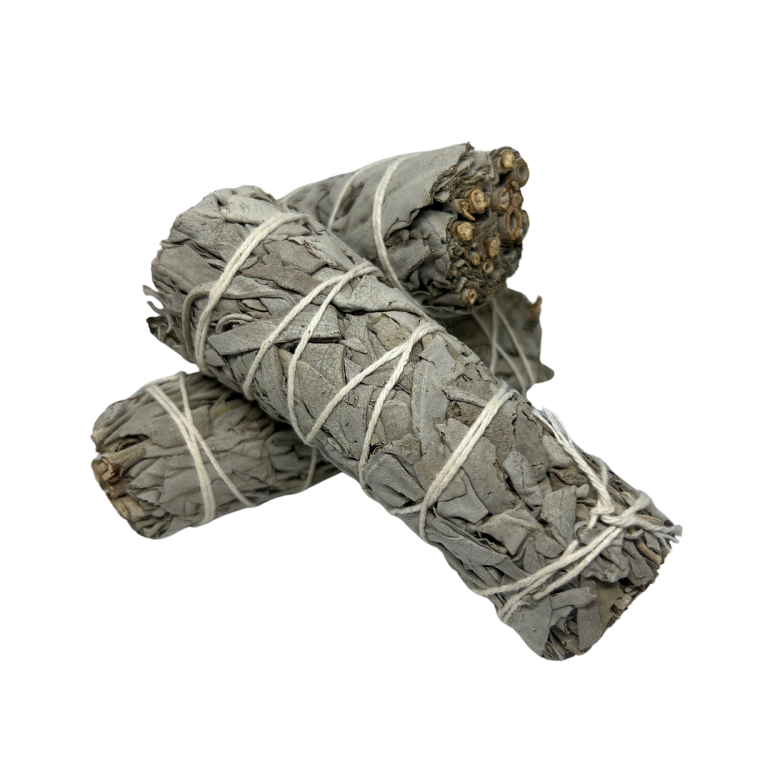 Organic White Sage Smudge Stick For Cleansing, Purification, Yoga, Meditation