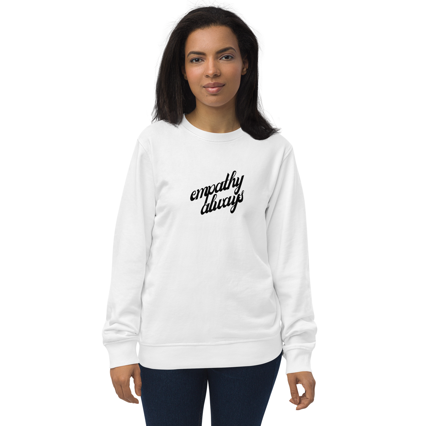 Empathy Wins Unisex Organic Sweatshirt