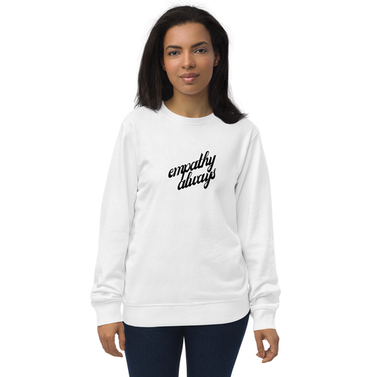 Empathy Wins Unisex Organic Sweatshirt